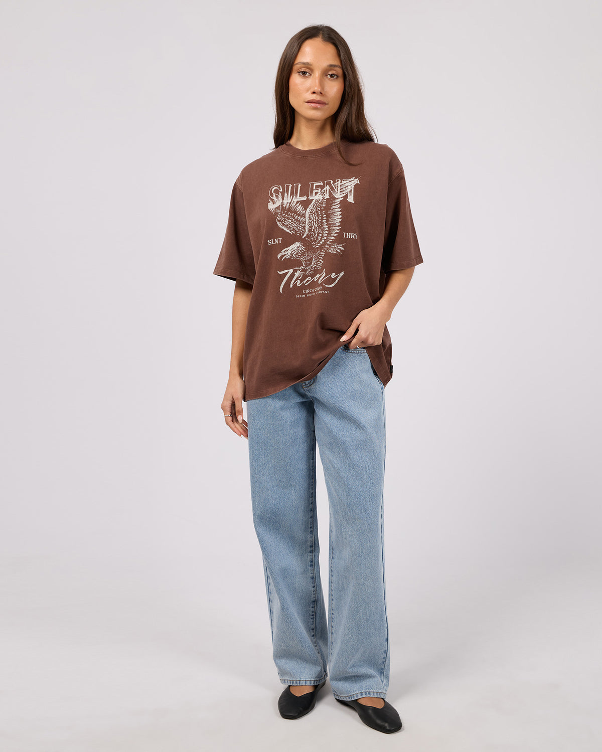 Fundamental Oversized Tee- Brown