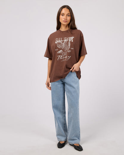 Fundamental Oversized Tee- Brown