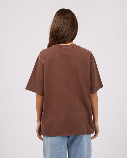 Fundamental Oversized Tee- Brown