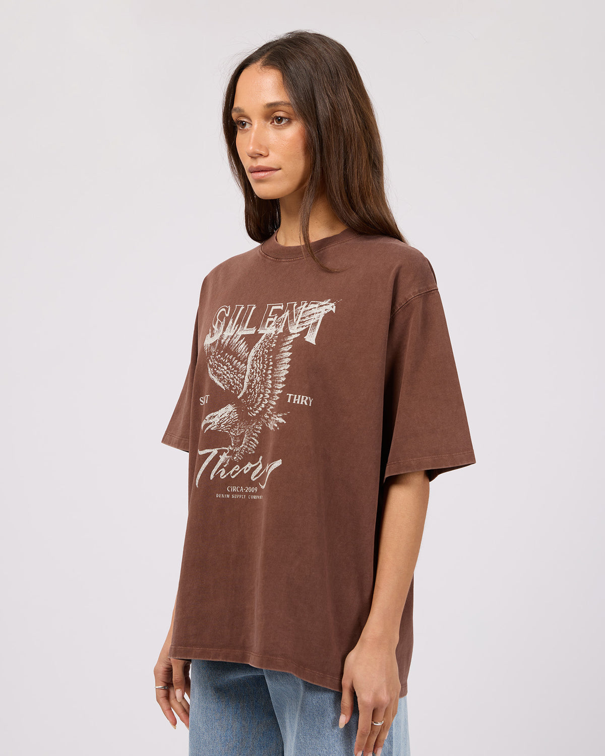 Fundamental Oversized Tee- Brown