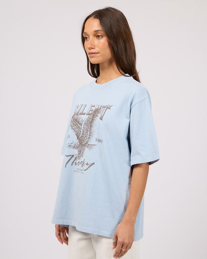 Fundamental Oversized Tee- Light Blue