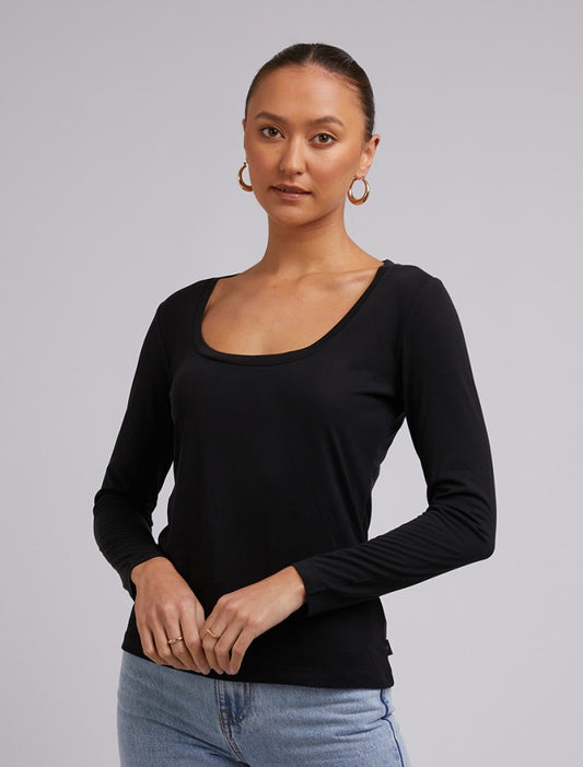 Harper L/S Tee - Black