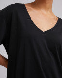Harper Vee Tee - Black