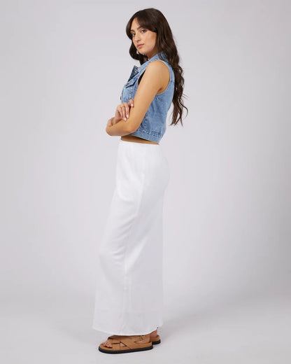 Harper Denim Vest - Light Blue