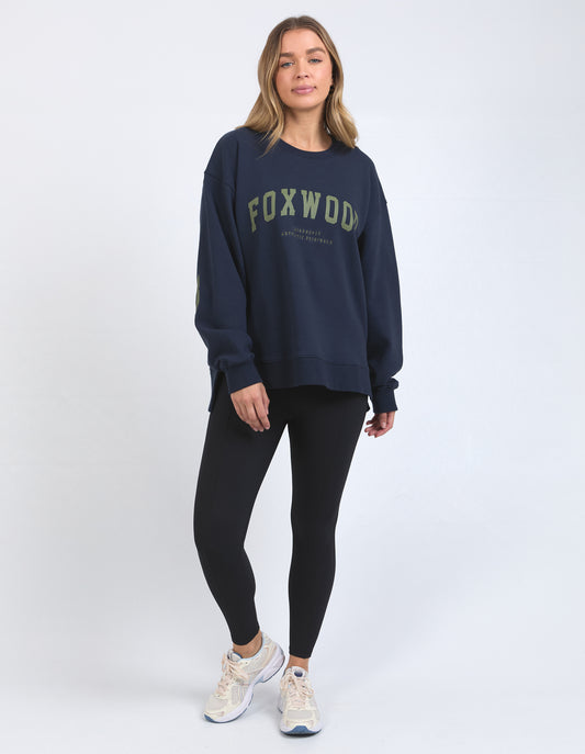 Interval Crew- Navy