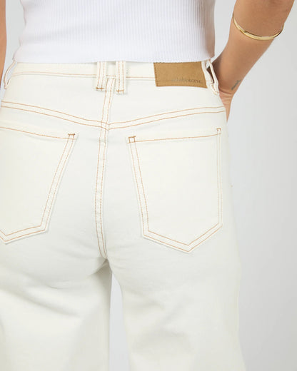 Jacqui Wide Leg - Petite - Vintage White