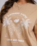 Living Life Standard Tee - Oat