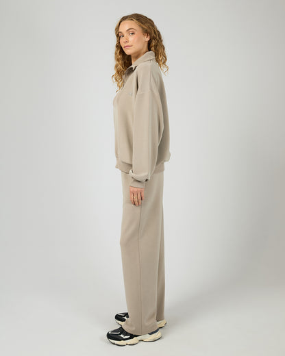 Luxe Active 1/4 Zip - Stone