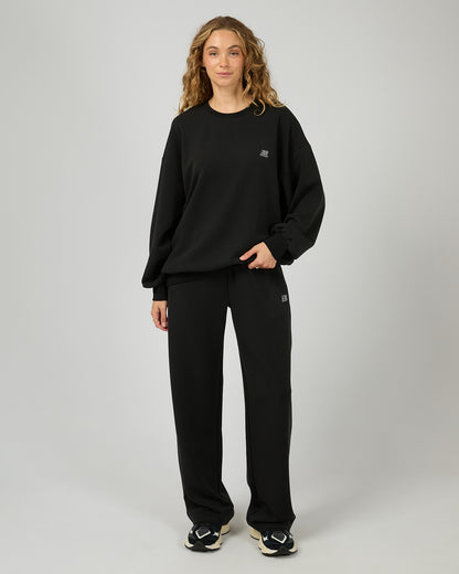 Luxe Active Box Crew - Black