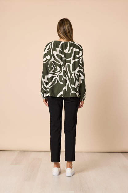 Lyon Print Top