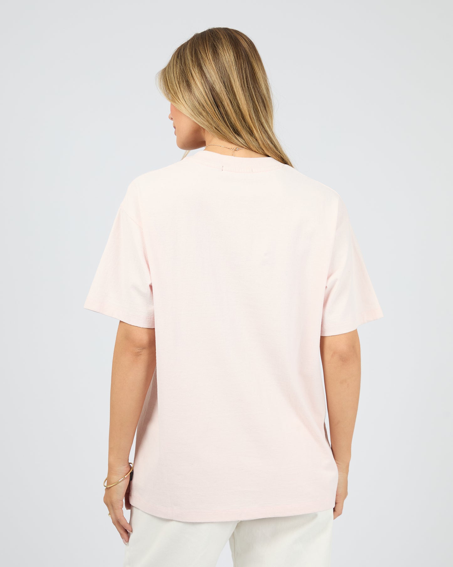 New York Diner Relaxed Tee- Pale Pink