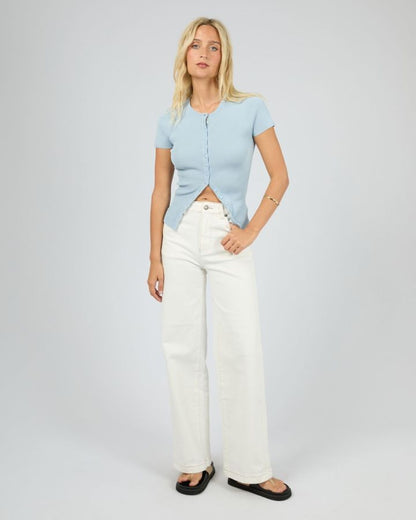 Olive knit Top - Sky