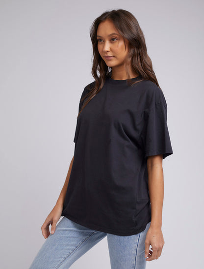 Women's Oversized Tee - Black