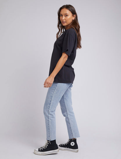 Women's Oversized Tee - Black