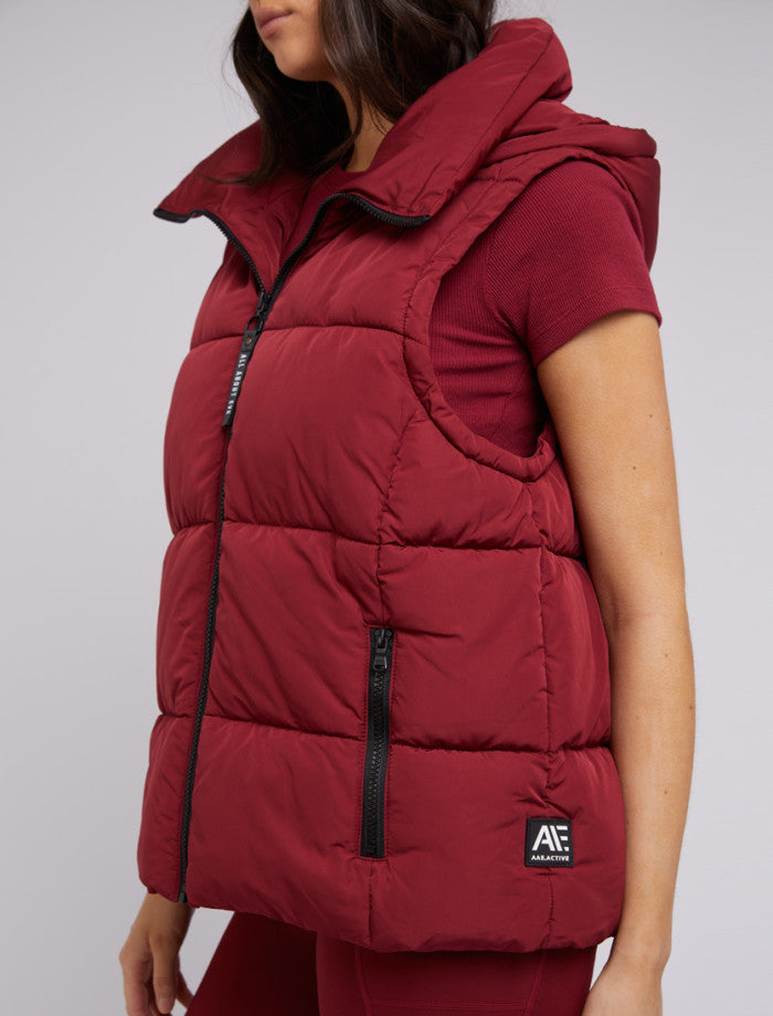 Remi Luxe Puffer Vest - Port