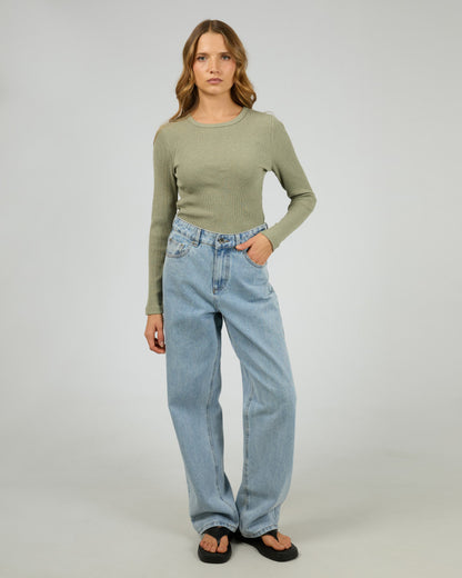 Rib Long Sleeve - Fern