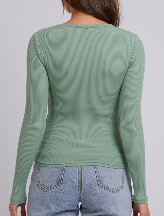 Rib Long Sleeve - Sage