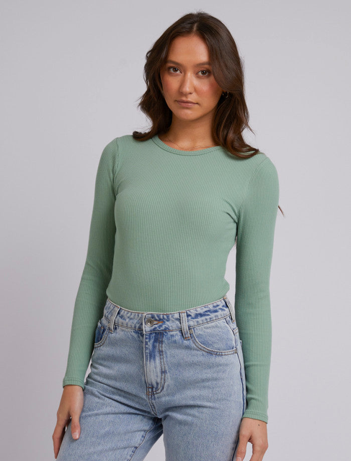 Rib Long Sleeve - Sage