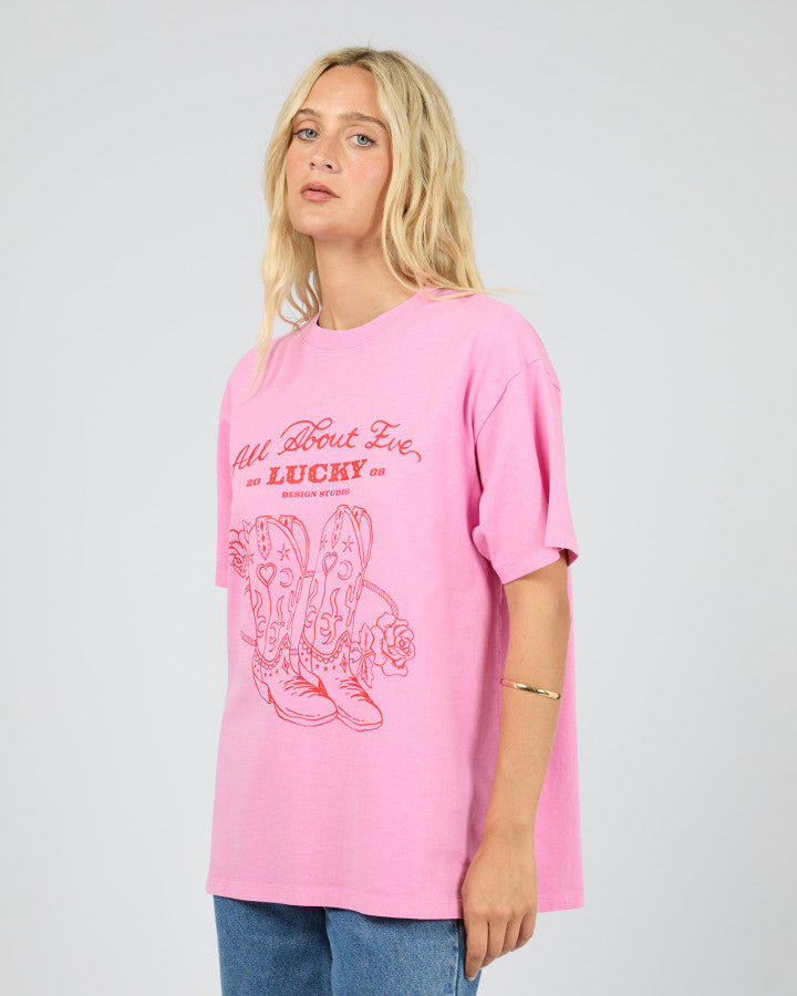 Rodeo Relaxed Tee - Pink