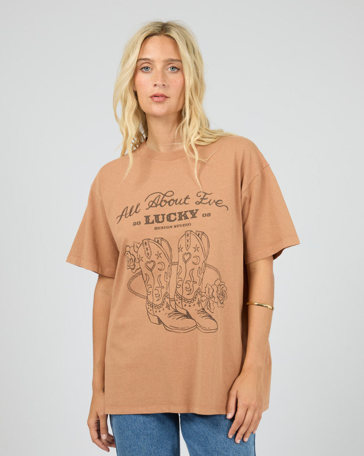 Rodeo Relaxed Tee - Tan