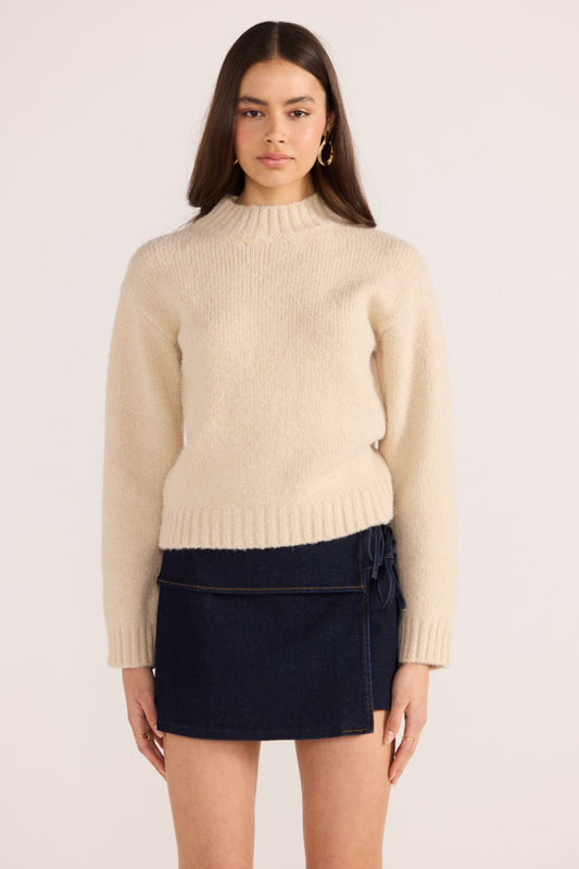 Avery Fluffy Sweater - Oat