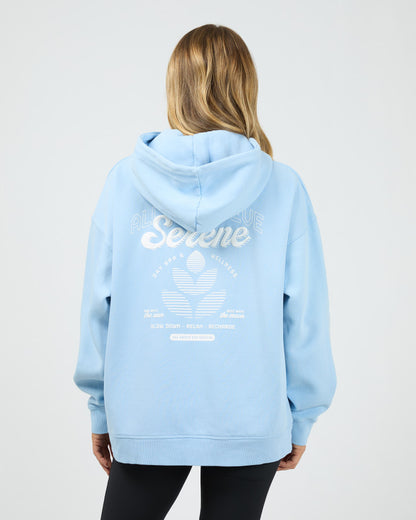 Serene Relaxed Hoodie - Blue