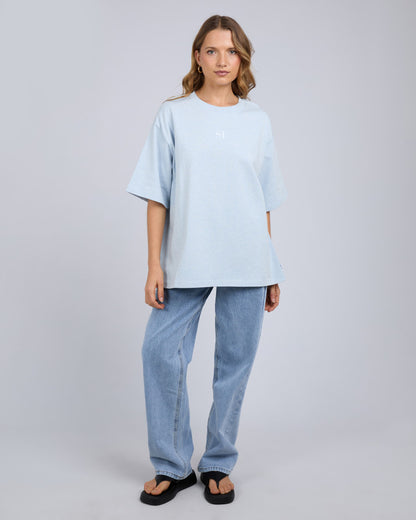 Silent Luxe Tee - Blue