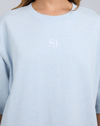 Silent Luxe Tee - Blue
