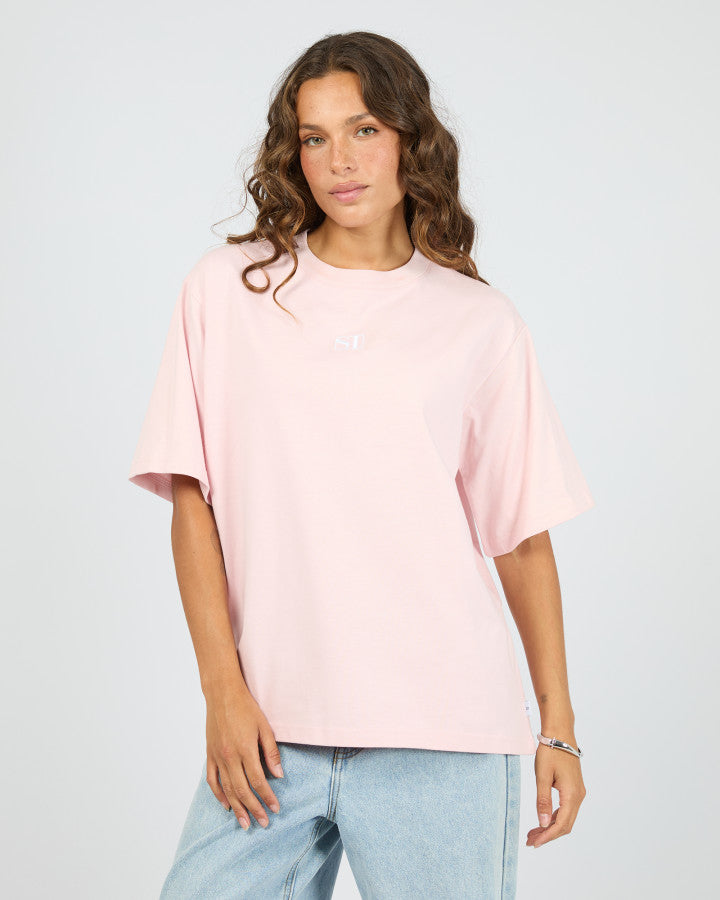 Silent Luxe Tee- Pale Pink