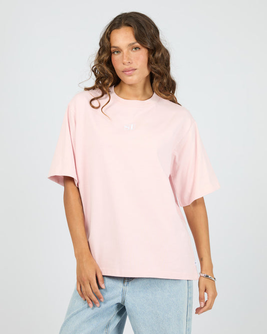 Silent Luxe Tee- Pale Pink