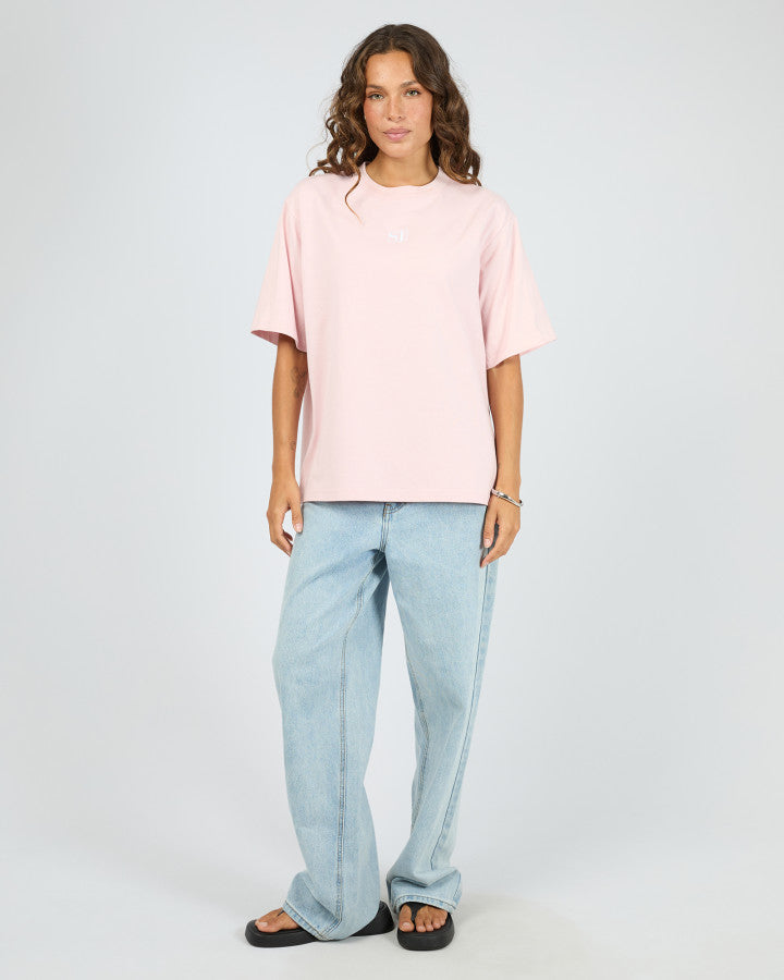 Silent Luxe Tee- Pale Pink