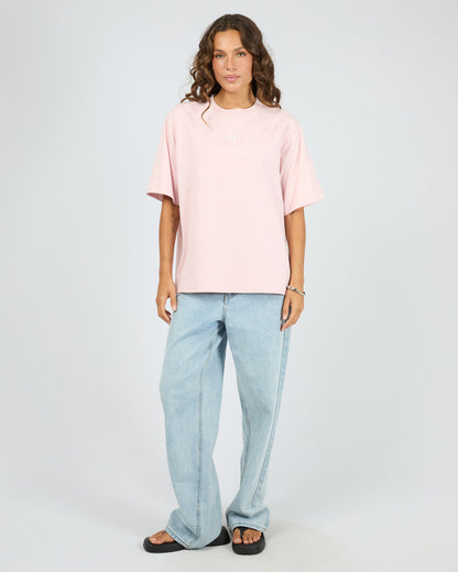 Silent Luxe Tee- Pale Pink