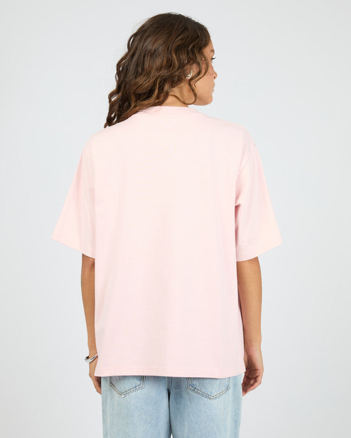 Silent Luxe Tee- Pale Pink