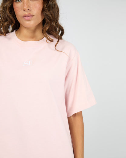Silent Luxe Tee- Pale Pink