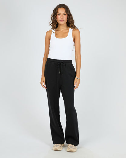Silent Luxe Trackpant - Black