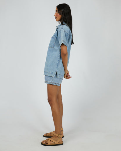 Simi Denim Shirt - Light Blue