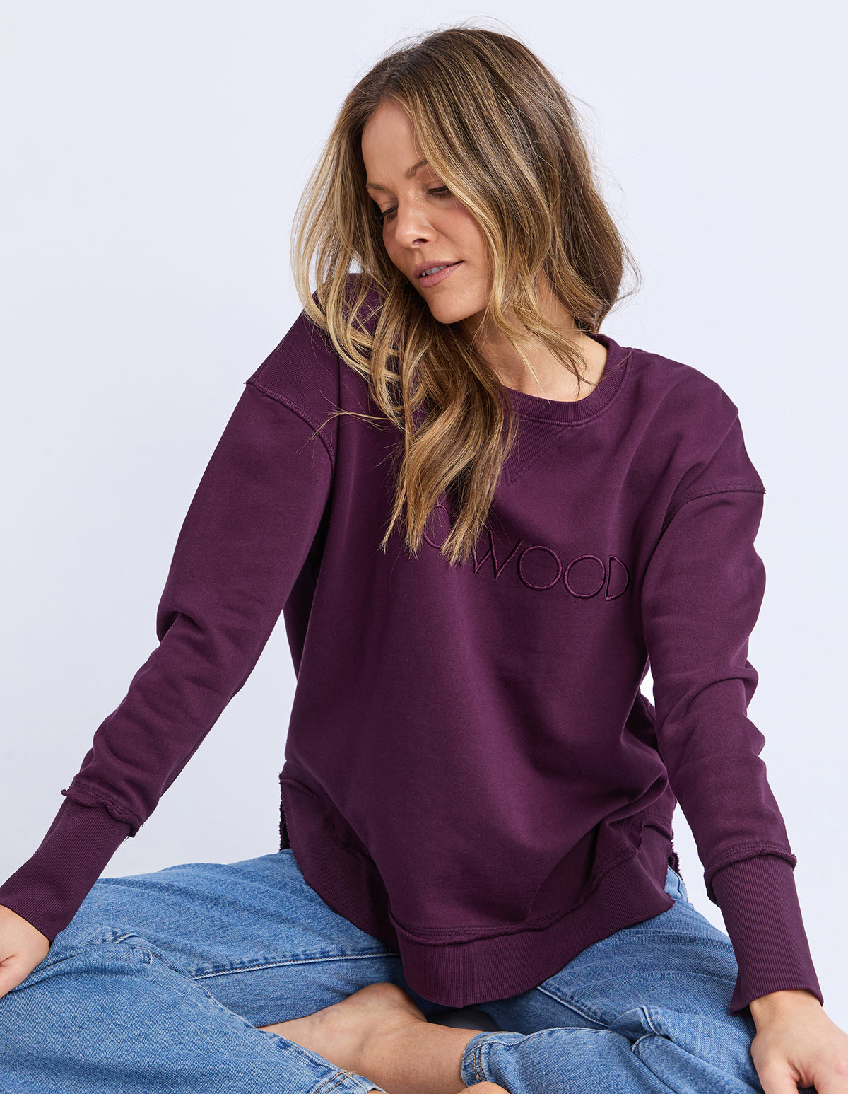 Simplified Crew- Plum