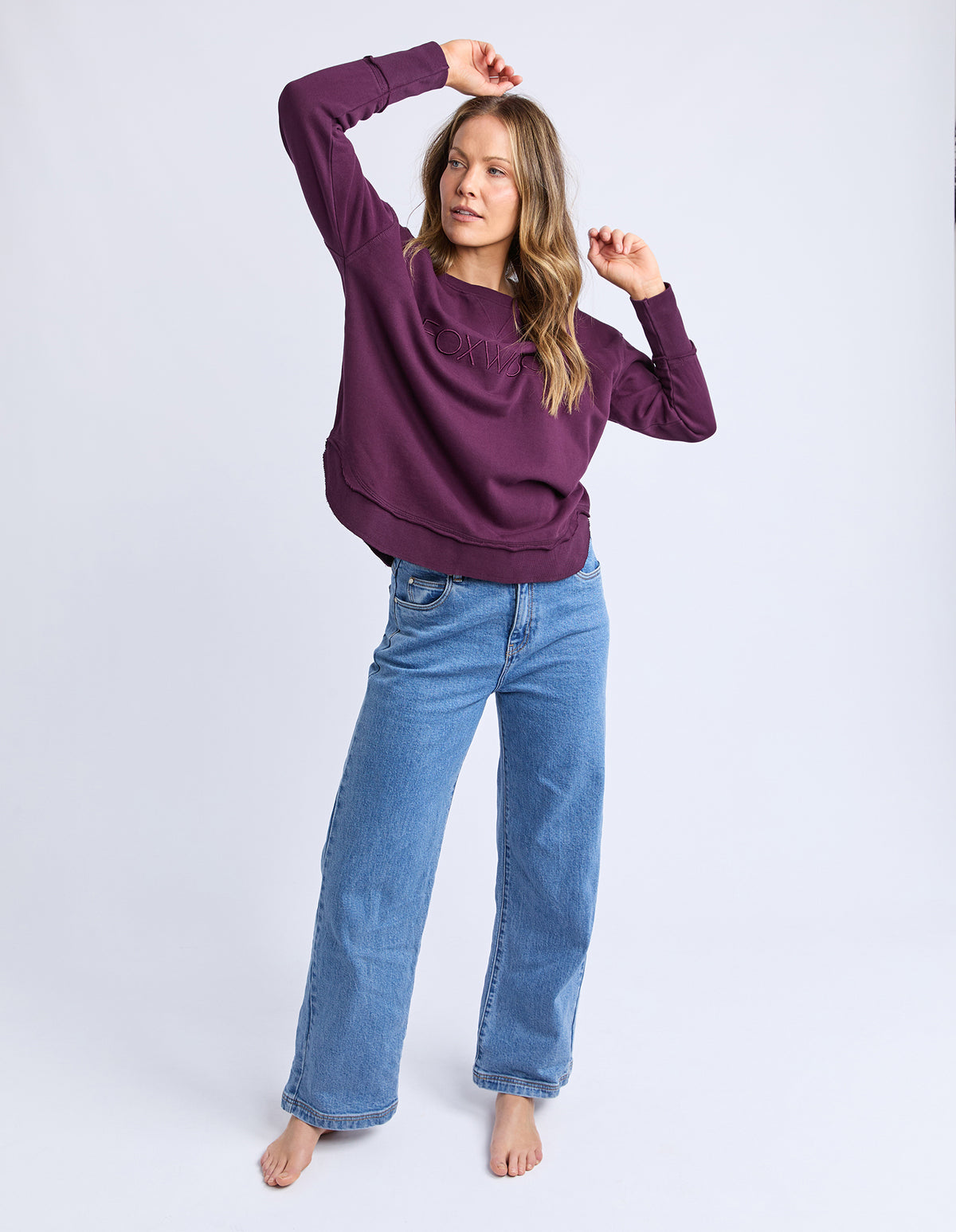 Simplified Crew- Plum