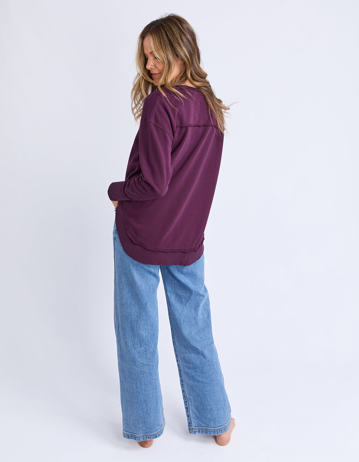 Simplified Crew- Plum