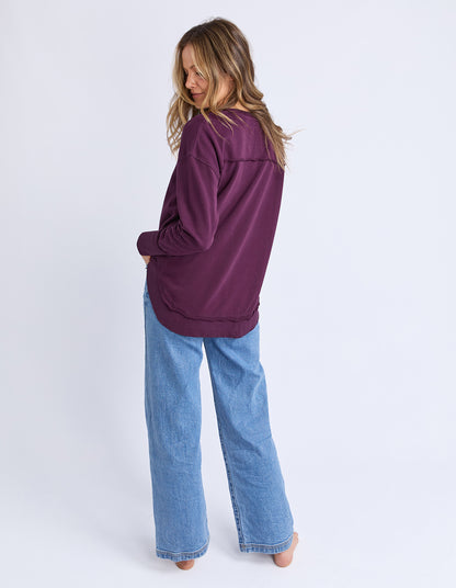 Simplified Crew- Plum