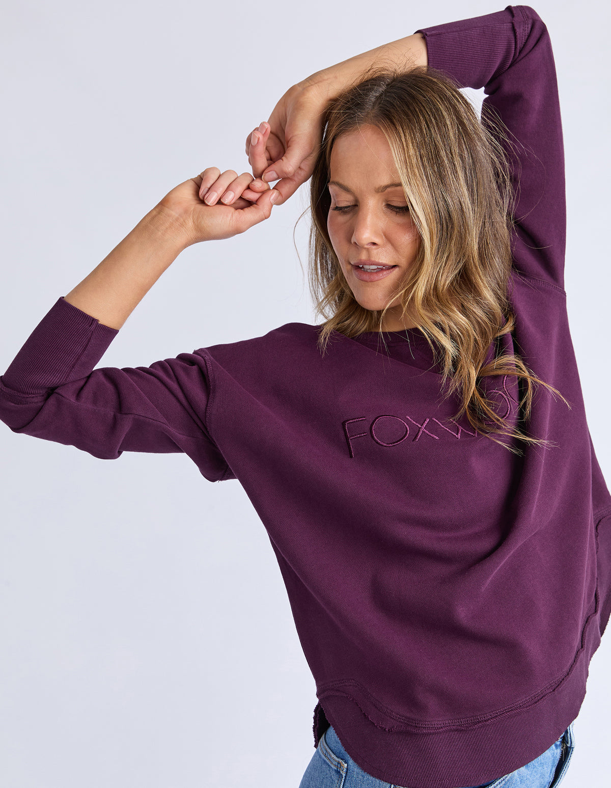 Simplified Crew- Plum