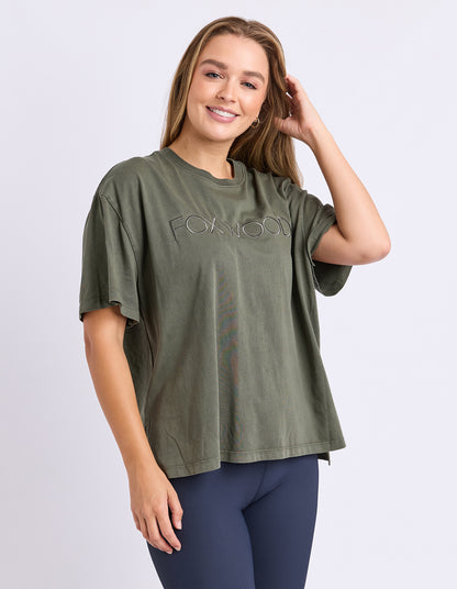 Simplified Tee- Khaki