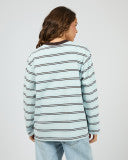 Stripe Long Sleeve Tee - Light Blue