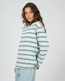 Stripe Long Sleeve Tee - Light Blue