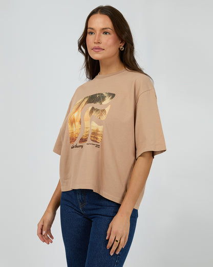 Sunset Tee - Taupe