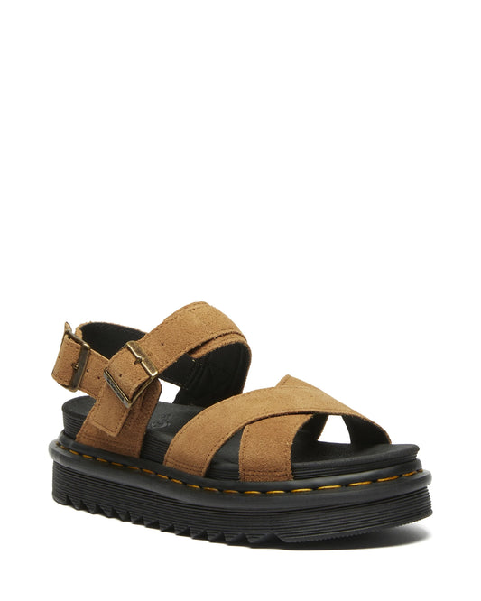 Voss II Cross Strap Sandal - Suede