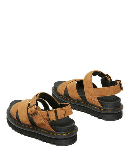 Voss II Cross Strap Sandal - Suede