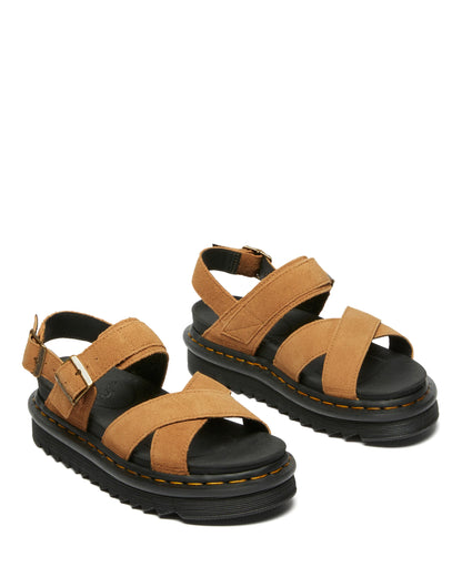 Voss II Cross Strap Sandal - Suede