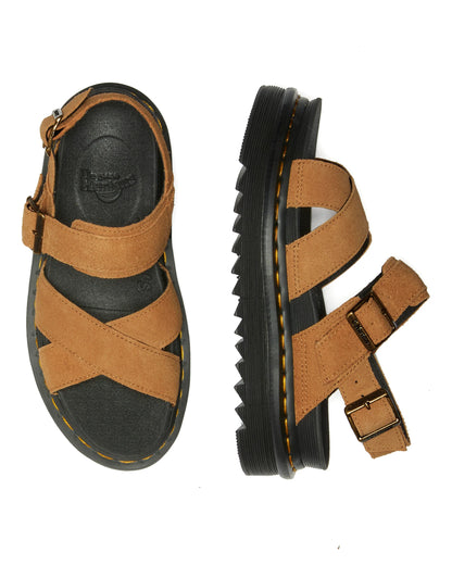 Voss II Cross Strap Sandal - Suede