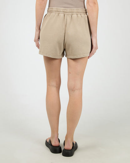 Washed Mini Shorts - Stone